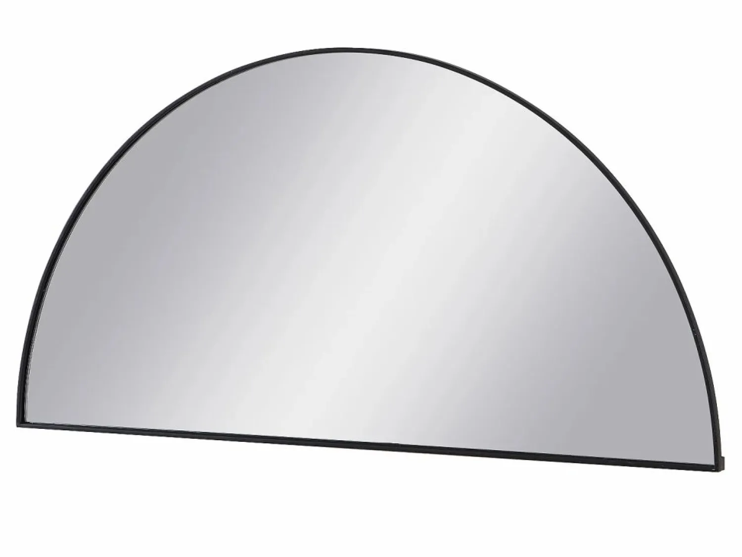 OZAIA Juego de 2 espejos semicirculares design de metal - Ancho 50 x Alt. 100 cm - - GAVRA