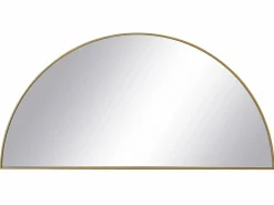 Sale Juego de 2 espejos semicirculares design de metal - Ancho 50 x Alt. 100 cm - - GAVRA Espejo De Pared|Espejo