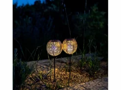 Lumisky Juego de 2 luces solares con estaca H45CM AGADIR