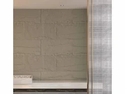 Clearance Juego de 10 paneles decorativos con efecto roca 3D, revestimiento de pared de poliuretano de 7,2 m², 120 x 60 x 3 cm, color cemento. Panel De Pared