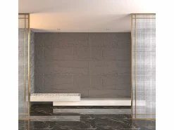 Juego de 10 paneles decorativos con efecto roca 3D, revestimiento de pared de poliuretano de 7,2 m², 120 x 60 x 3 cm, color volcán.