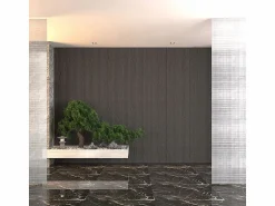 Outlet Juego de 12 paneles decorativos con efecto piedra 3D, 8,6 m², revestimiento de pared de poliuretano, 120 x 60 x 2,5 cm, acabado oxidado. Gris