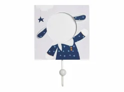 Sale Sauthon Juego de 3 perchas de madera Azul