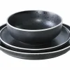 Juego de 6 Platos de Postre Aster Granit 21 cm - Lote de 6 Vajilla|Vajilla