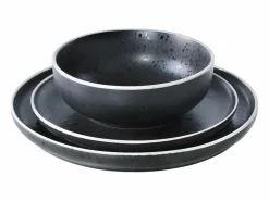 Clearance MEDARD DE NOBLAT Juego de 6 Platos Planos Aster Granit 26 cm - Médard de Noblat