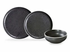 Clearance MEDARD DE NOBLAT Juego de 6 Platos Planos Aster Granit 26 cm - Médard de Noblat