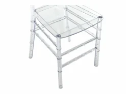Best Vente-unique Juego de 2 sillas de policarbonato macizo - Cristal - AMALINE Transparente