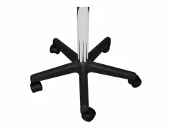 Discount Juego de 2 taburetes de oficina 35,5x84 cm Piel sintética Rojo