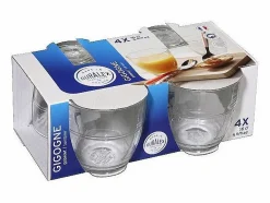 Duralex Juego de 4 vasos Gigogne de 16 cl - ¡Recuerdos de la infancia!