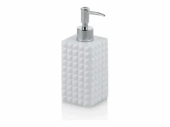 Juego de accesorios de baño de diseño moderno de resina Dakar - Blanco