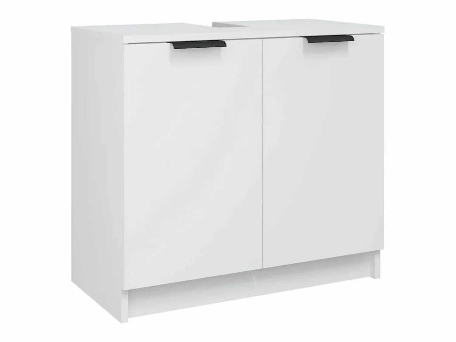 Discount vidaxl Juego de armarios de baño 5 piezas madera contrachapada Blanco