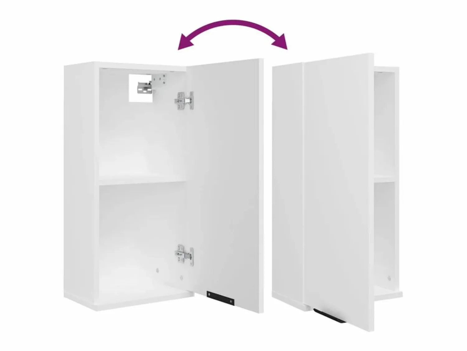 Discount vidaxl Juego de armarios de baño 5 piezas madera contrachapada Blanco