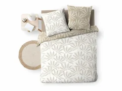 Douceur d'intérieur Juego de Cama 3 Piezas Malia 240x220 cm 100% Algodón Reversible con Cierre de Broches