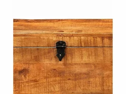 Discount Juego de cofres de almacenamiento 2 uds madera de mango rugosa Baúl Y Arcón