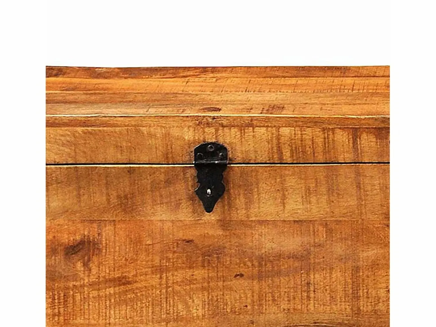 Discount Juego de cofres de almacenamiento 2 uds madera de mango rugosa Baúl Y Arcón