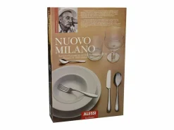 Alessi Juego de cubiertos Nuovo Milano 24 piezas en acero inoxidable