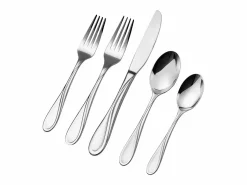 Online Juego de Cubiertos SucceBuy Juego de Cubiertos de Acero Inoxidable de 45 Piezas, para 8 Personas, para Utensilios de Cocina.