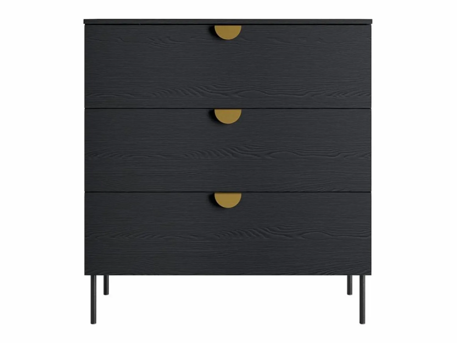 Best Juego de dormitorio MONDO – estructurado y dorado – Cama 160x200 con somier + Armario + Cómoda + 2 mesitas de noche Dormitorio Completo