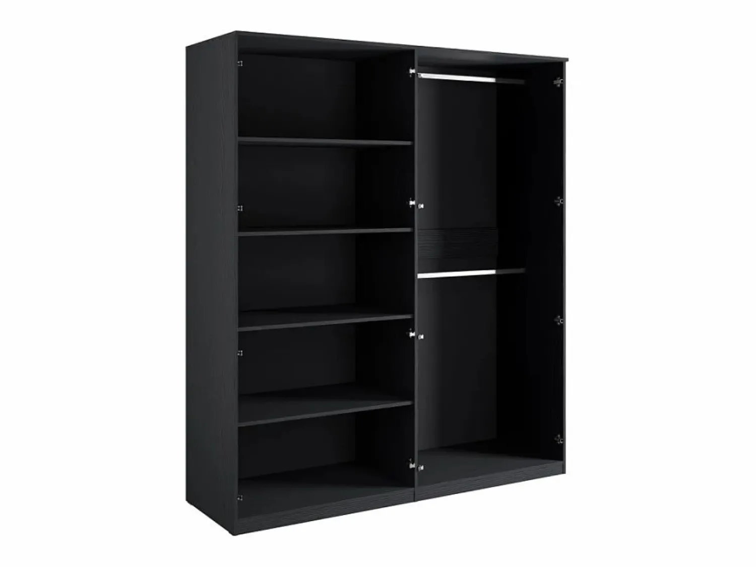 Best Juego de dormitorio MONDO – estructurado y dorado – Cama 160x200 con somier + Armario + Cómoda + 2 mesitas de noche Dormitorio Completo