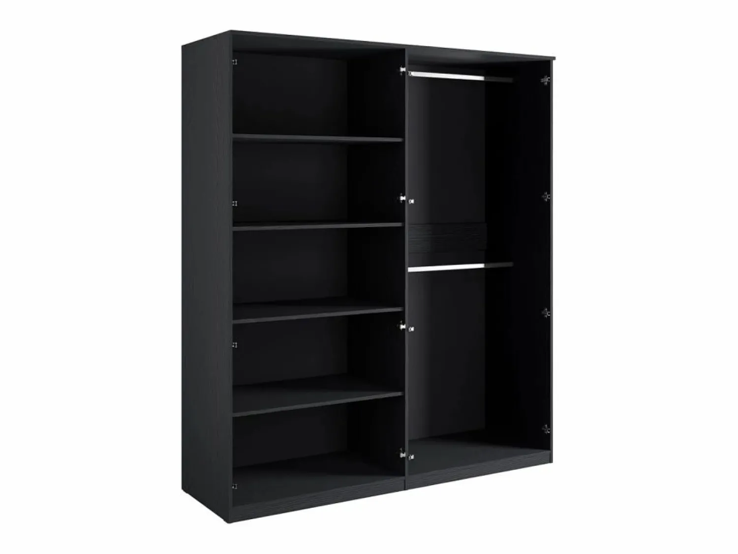 Best Juego de dormitorio MONDO – estructurado y dorado – Cama 160x200 con somier + Armario + Cómoda + 2 mesitas de noche Dormitorio Completo