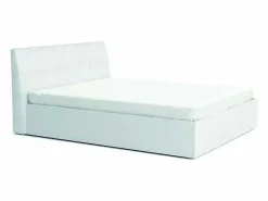 Sale Meublorama Juego de dormitorio VERONA: Cama de 160 cm, cómoda de 3 cajones, mesitas de noche, armario de 4 puertas, brillante. Blanco