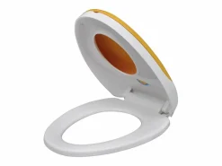 Sale Juego de dos asientos y tapas de inodoro plástico y amarillo 02_0002959 Tapa De Inodoro