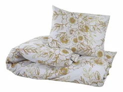 Sale Juego de funda nórdica algodón y marrón 135x200 cm ES833139 Ropa De Cama|Juego De Sábanas