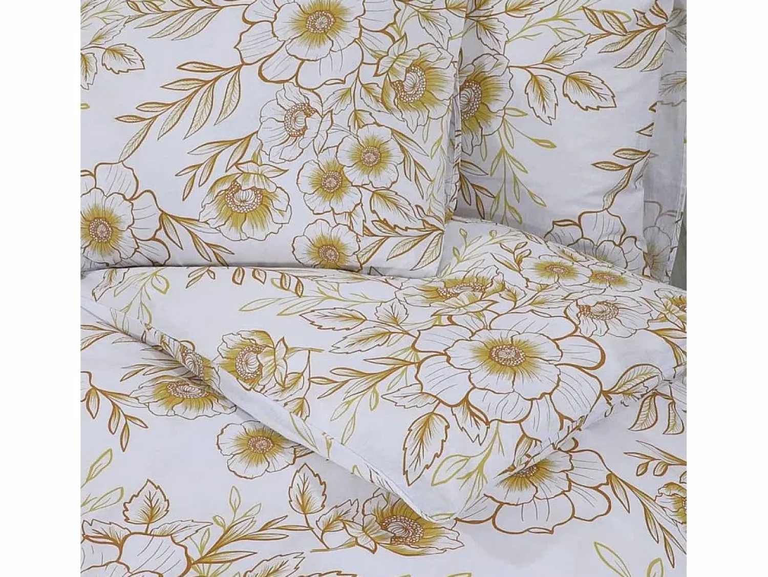 Sale Juego de funda nórdica algodón y marrón 135x200 cm ES833139 Ropa De Cama|Juego De Sábanas