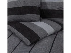 Outlet Juego de funda nórdica algodón oscuro 140x200 cm ES410336 Ropa De Cama|Juego De Sábanas