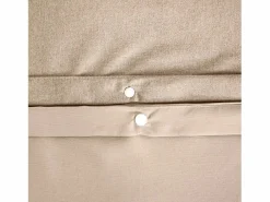 Sweeek Juego de funda nórdica reversible de 2 plazas gris