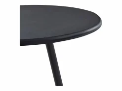 Clearance vidaxl Juego de mesa alta y taburetes 3 piezas plástico Negro
