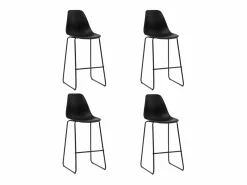 Outlet Juego de mesa alta y taburetes 5 piezas plástico Mesa Alta