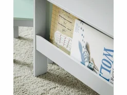 Clearance Sobuy Juego de Mesa y Silla Infantil de Madera Escritorio Infantil con 2 sillas Muebles Infantiles para Niños Verde y Gris KMB88-HG ES Gris claro / Verde claro