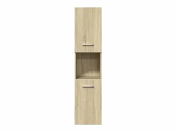Discount vidaxl Juego de muebles de baño 4 pzas contrachapada roble Sonoma Marru00f3n