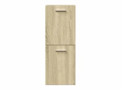 Discount vidaxl Juego de muebles de baño 4 pzas contrachapada roble Sonoma Marru00f3n