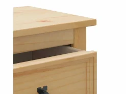 Hot vidaxl Juego de muebles de baño Corona 3 pzas madera maciza pino Marru00f3n