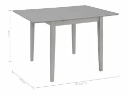 Sale Juego de muebles de comedor 5 piezas MDF Mesa Alta