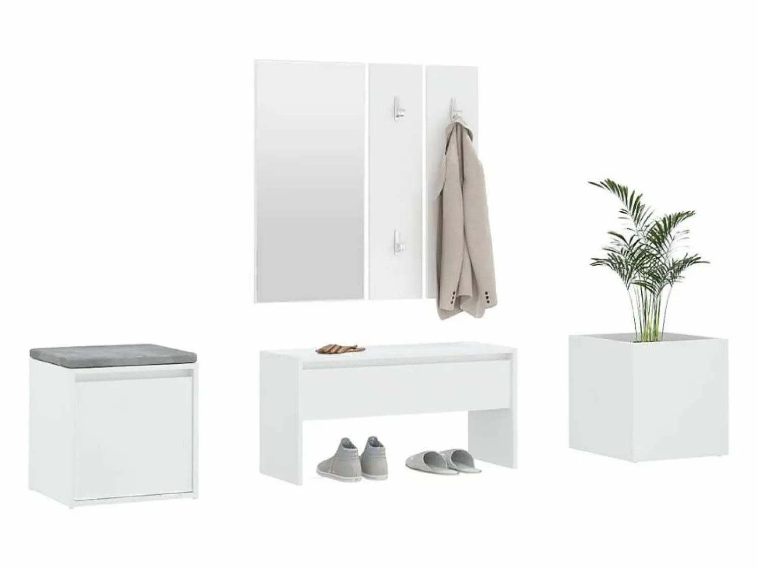 Juego de muebles de recibidor madera contrachapada ES183506