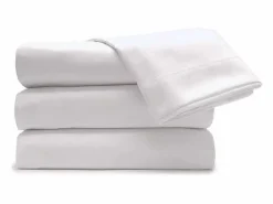 Outlet Juego de Sábanas Blancas 3 Piezas Cama 90cm Tacto Extrasuave Descansin Blanco