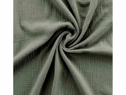 Discount Douceur d'intérieur Juego de sábanas de gasa de algodón 260 x 240 cm Caqui