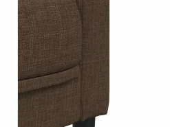 Online Juego de sofás 2 piezas tela marrón Conjunto Sofás