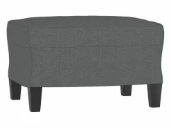 Clicnbuy Juego de sofás 3 piezas tela oscuro