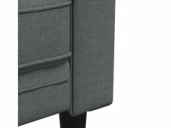 Clicnbuy Juego de sofás 3 piezas tela oscuro