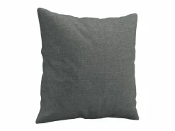 New vidaxl Juego de sofás con cojines 3 piezas tela oscuro Gris