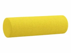 Clicnbuy Juego de sofás con cojines 3 piezas tela claro Amarillo