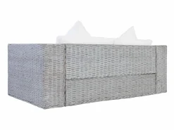 Hot Juego de sofás con cojines 2 piezas ratán natural Sofá Relax