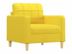 Clicnbuy Juego de sofás con cojines 4 piezas tela claro