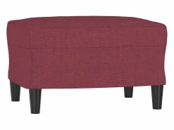 Online Juego de sofás con cojines 4 piezas tela tinto Conjunto Sofá Y Sillón