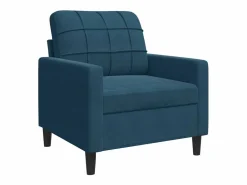 Clearance vidaxl Juego de sofás con cojines 4 piezas terciopelo Azul