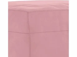 New Clicnbuy Juego de sofás con cojines 3 piezas terciopelo Rosa